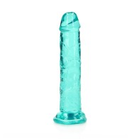 Dildo RealRock Cristal Claro de 6 Pulgadas